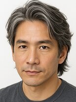 バース 梅田中崎町店(BIRTH)&nbsp;メンズハイライトバレイヤージュメッシュ