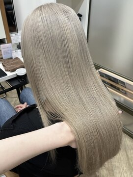 プラス ファースト ヘア(Plus 1st) ホワイトミルクティー×メテオトリートメント×髪質改善