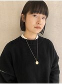 ◯ボブが引き立つナチュラルカラー◯