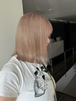 プラスディー(+D)&nbsp;ミルクティーベージュ　×　ボブ