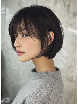 メゾン カシミヤ(Maison Cashmiya) 丸みショートボブ