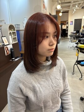 ラック 津田沼(LUCK) カット、ダブルカラー、トリートメント