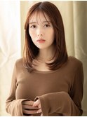 美髪エアーストレート前下がりレイヤーロングA3戸田公園30代40代