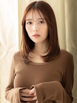 カバーヘア ブリス 戸田公園西口店(COVER HAIR bliss) 美髪エアーストレート前下がりレイヤーロングA3戸田公園30代40代