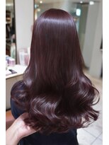 ノイエ 原宿 北参道(NoIE)&nbsp;ワインレッドブラウンと髪質改善カラー！