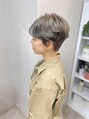 リノアヘアー(Linoa hair) ブリーチありのオリーブブラウン