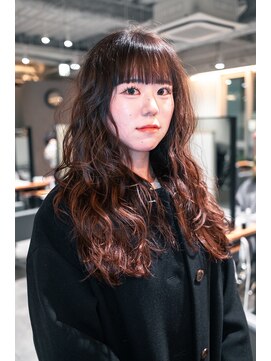 カフ(CAF) CAF河内　ドライパーマ　デジタルパーマ　大阪　ロングパーマ