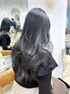 ティエラ 原宿 表参道(Tierra) 【Tierra美侑】イルミナカラーで作る艶々地毛風グレージュカラー