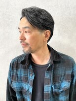 グラビートーキョー(GRABY tokyo)&nbsp;大人のサイドパート×ツーブロックスタイル