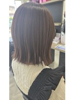ザボヘアーデザイン(ZABO hair design)&nbsp;大人の艶髪ミディアムボブ｜髪質改善ストレート