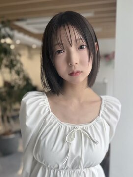 オモチャ 銀座(OMOCHA) 暗髪/顔まわりレイヤーボブ