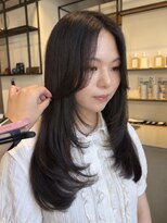フィルムス 銀座(FILMS)&nbsp;ダークパープル/くびれミディ/顔周りレイヤー/くびれレイヤー
