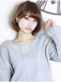 【人気No.2 embellie ボブ】大人かわいいコケティッシュボブ