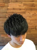 ヘアーサロン ミル(hair salon MiL)&nbsp;メンズカットツーブロックネープレスマッシュ刈り上げ