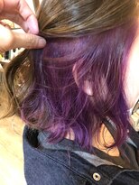 ビヨンドイー(beyond E)&nbsp;イヤリングカラーパープルピンク