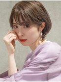 ラフな耳かけショート