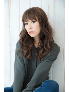 タヤ 自由が丘店(TAYA) 大人可愛いハイライト巻き髪ロング