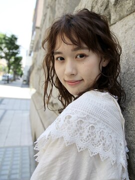 グラマシー アレックス(Gramercy alex) 波巻き×オレンジメイク