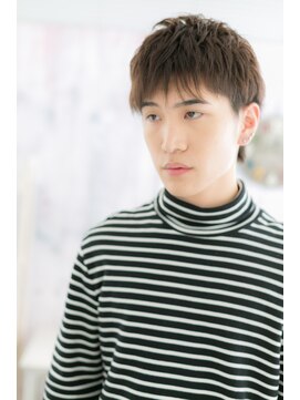 ミック 日暮里店(miq) ナチュラルアッシュ無造作束感ショート韓国マッシュb1