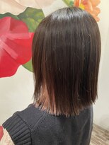 ムーン(moon) #ミディアムヘア #ショコラベージュ #ボブルフ #ベビーバング