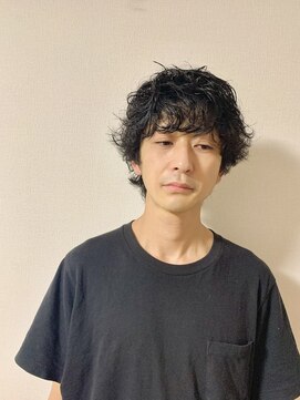 オーガニック アトリエ 大宮(organic+atelier) 王道メンズショート☆外ハネ無造作ブラック10代20代30代