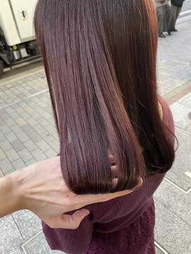 アンビエンテ(ambiente) 暖色系カラー ツヤ髪スタイル【坂根】