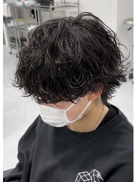 エース 栄矢場町店(Ace) 波巻きスパイラルツイストスパイラルマッシュメンズヘア
