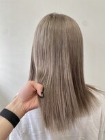 ヘアーブレイス(hair brace) ブリーチ1.2回ミルクティーグレージュ