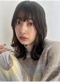 【tricca代官山rin】暗髪/ゆるふわミディアム