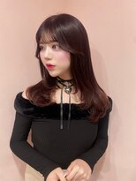 ボタン シブヤ(VOTAN SHIBUYA) カラー/レイヤー/レッド/韓国ヘア/渋谷/顔まわり