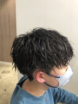 オーシャントーキョー(OCEAN TOKYO)&nbsp;ツイスパマッシュ(刈り上げツーブロック黒髪パーマ)