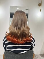 チェレ アズーリ 狭山店(Chere azuri)&nbsp;デザインカラー/裾カラー/オレンジカラー/遊べるカラー