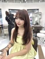 ハピネス 梅田茶屋町店(HAPPINESS)&nbsp;ロングレイヤー/韓国ヘア/髪質改善/顔まわり/ブリーチなし