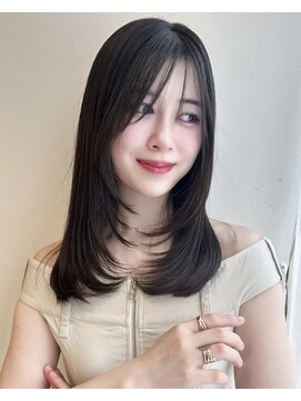 トリッカ シブヤ(TRICCA SHIBUYA) 顔周りレイヤー/うざバング/シースルーバング/暗髪