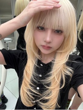 レディアル 渋谷(REDEAL) ワンホンヘア/韓国ヘア/ウルフ/前髪[レイヤーカット/渋谷]