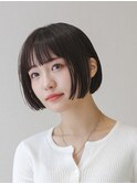 前髪/こなれミディ/イメチェン/ボブヘア/表参道
