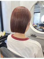 フランチェスカドットボブ(francesca.bob)&nbsp;ブリーチ無しでできるオレンジブラウン×ミニボブ【渡辺】梅田