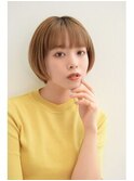 ミルクブラウン/ダークパープル/ナチュラルショート/夏/町田