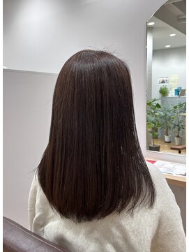 リエート 四条河原町(Lieto) 大人ナチュラルブラウン髪質改善カラー白髪染３０代４０代５０代