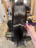 ニコトランク(nico trunk)&nbsp;透ける黒髪カラー×髪質改善水素トリートメントULTOWA