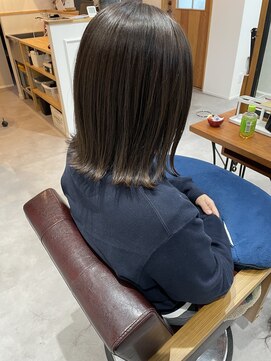 ルフテ(LOFTE) 切りっぱボブ×グレージュカラー★