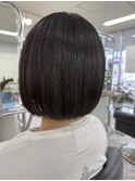 お手入簡単艶っとまとまるシンプルボブ