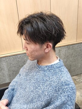 ニアウ 伊勢崎連取店(Niau) 刈り上げショートセンターパート縦落ちパーマ