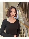 ぷつっと韓国風ボブ♪
