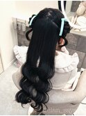 クラゲハーフツイン/心斎橋ヘアセット
