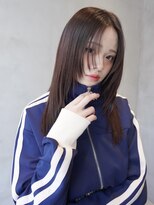 ニコ トウキョウ 渋谷(nico TOKYO)&nbsp;ミディアムレイヤーハッシュレイヤーグレージュカラー前髪