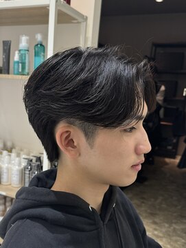 バース 梅田中崎町店(BIRTH) ニュアンスパーマフェザーパーマセンターパートワンカールパーマ