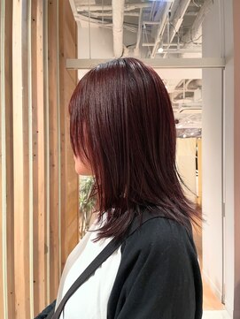 ヘアーエスクールシーユー 枚方T-SITE店(hair S.COEUR×Cu) 赤髪/レッドカラー/枚方美容室/大阪美容室