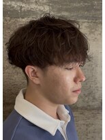 メンズギフト(men's GIFT)&nbsp;シャドウパーマツイストスパイラルマッシュツーブロック刈り上げ