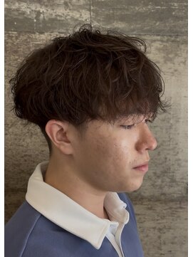 メンズギフト(men's GIFT) シャドウパーマツイストスパイラルマッシュツーブロック刈り上げ